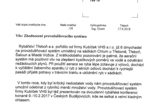 Třeboň fishery – Fish farm in Třeboň, Šaloun, Chlum u&nbsp;Třeboně and Mladá Vožice (CZ) | Kubíček VHS