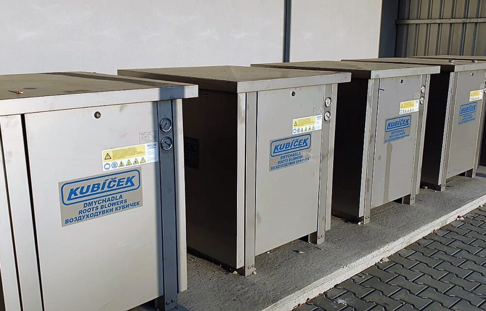Blower unit for WWTP Daleszyce (PL) | Kubíček VHS