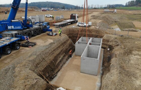 WWTP at Logistics Park D1 – Ostředek | Kubíček VHS