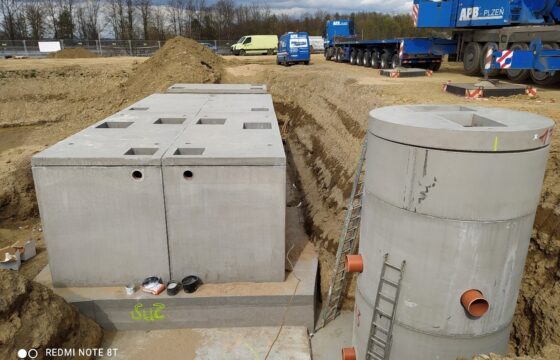 WWTP at Logistics Park D1 – Ostředek | Kubíček VHS