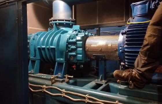 Repair of gas blower bare shafts GM150 and Gm80L for methane extraction (PL)