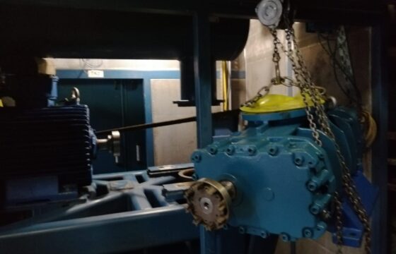 Repair of gas blower bare shafts GM150 and Gm80L for methane extraction (PL) | Kubíček VHS