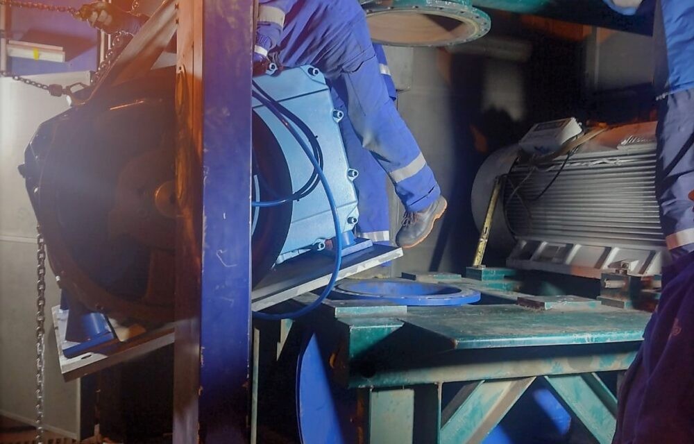 Delivery and installation of a&nbsp;3D100B blower to an older unit at Jaworzno Power Plant (PL) | Kubíček VHS