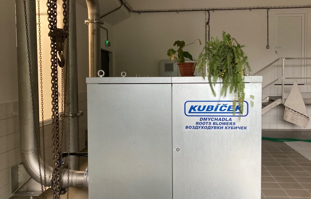 Blower units for WTP  Adolfovice (CZ) | Kubíček VHS