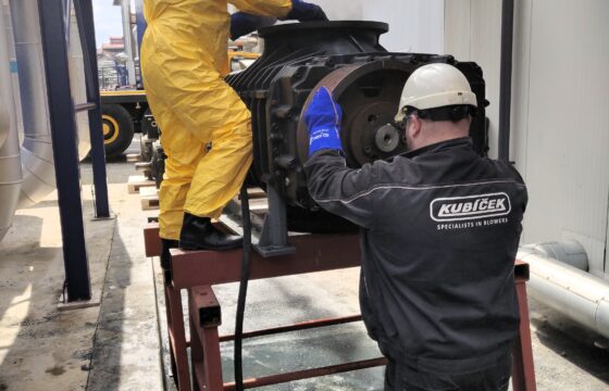 Overhaul of blowers 3DPA100CG – Lučební závody Draslovka | Kubíček VHS