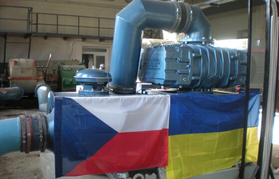 Мы запустили вторую установку 3D90B-300 на украинской станции очистки сточных вод | Kubíček VHS