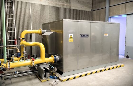 Hydrogen blower unit in two-stage design – Spolchemie (CZ) | Kubíček VHS