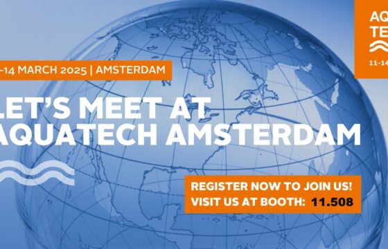 AQUATECH AMSTERDAM 2025 exhibition, 11. – 14.3.2025